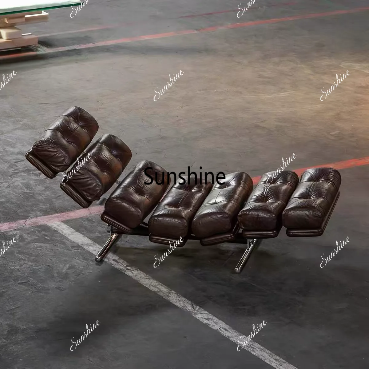 Italian creative high-end recliner home villa luxury home leisure single sofa