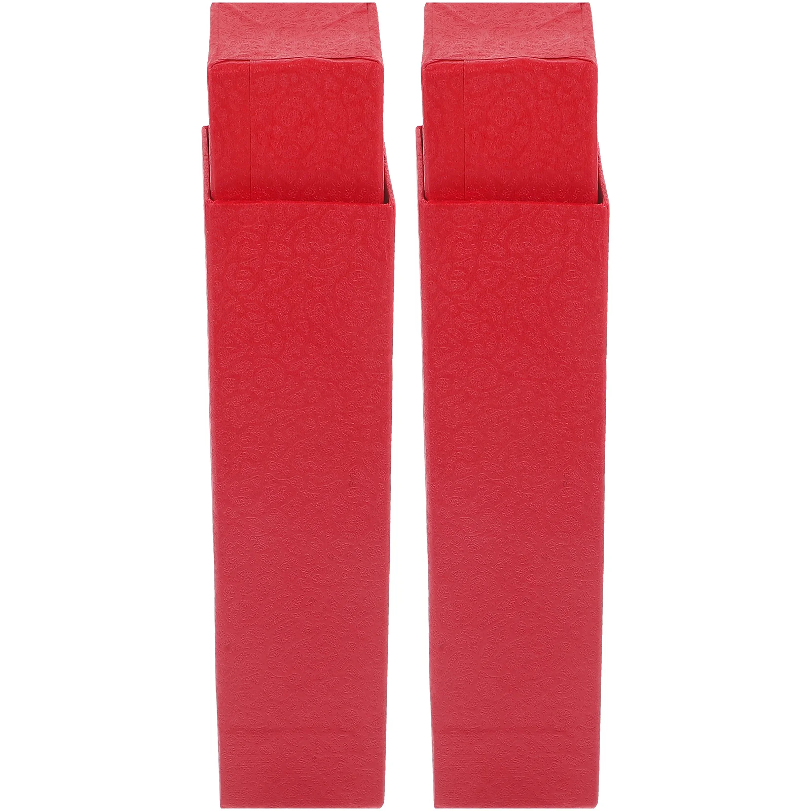 2 Pcs Red Telescopic Poster Tubes 23-38cm Photo Storage Boxes Documents Artwork Paper Drawing Mailing Tubes Storage