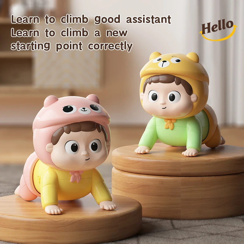 Kruipspeelgoed voor baby's met muziek Peuter Leren klimmen Educatief speelgoed Baby-bewegend speelgoed Interactieve ontwikkeling Buiktijdgeschenken