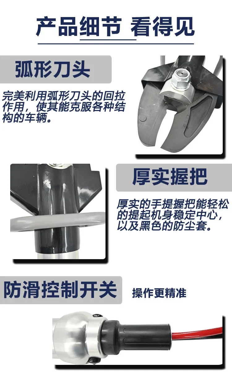 63Mpa multi-functional hydraulic shearing and expanding shearing device, multi-functional fire rescue and dismantling tool