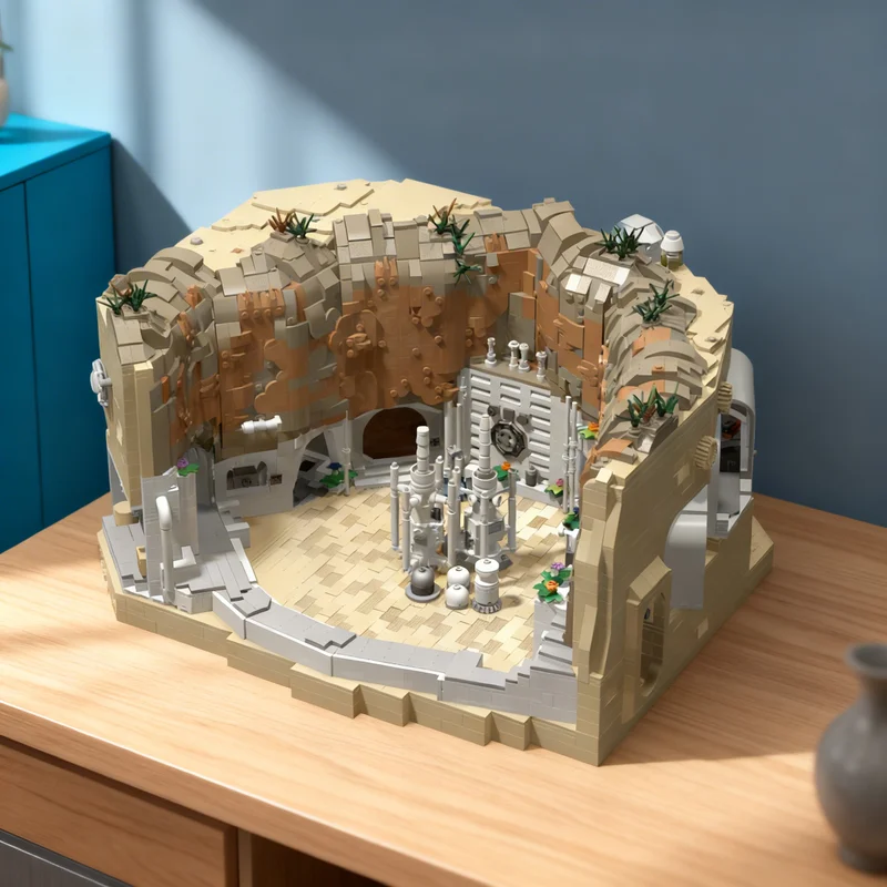 

5019 деталей MOC: Конструктор «Битва на Домике Сладких Звезд» – Креативный подарок для сборки и декора, премиум-класс для взрослых и детей, для рабочего стола