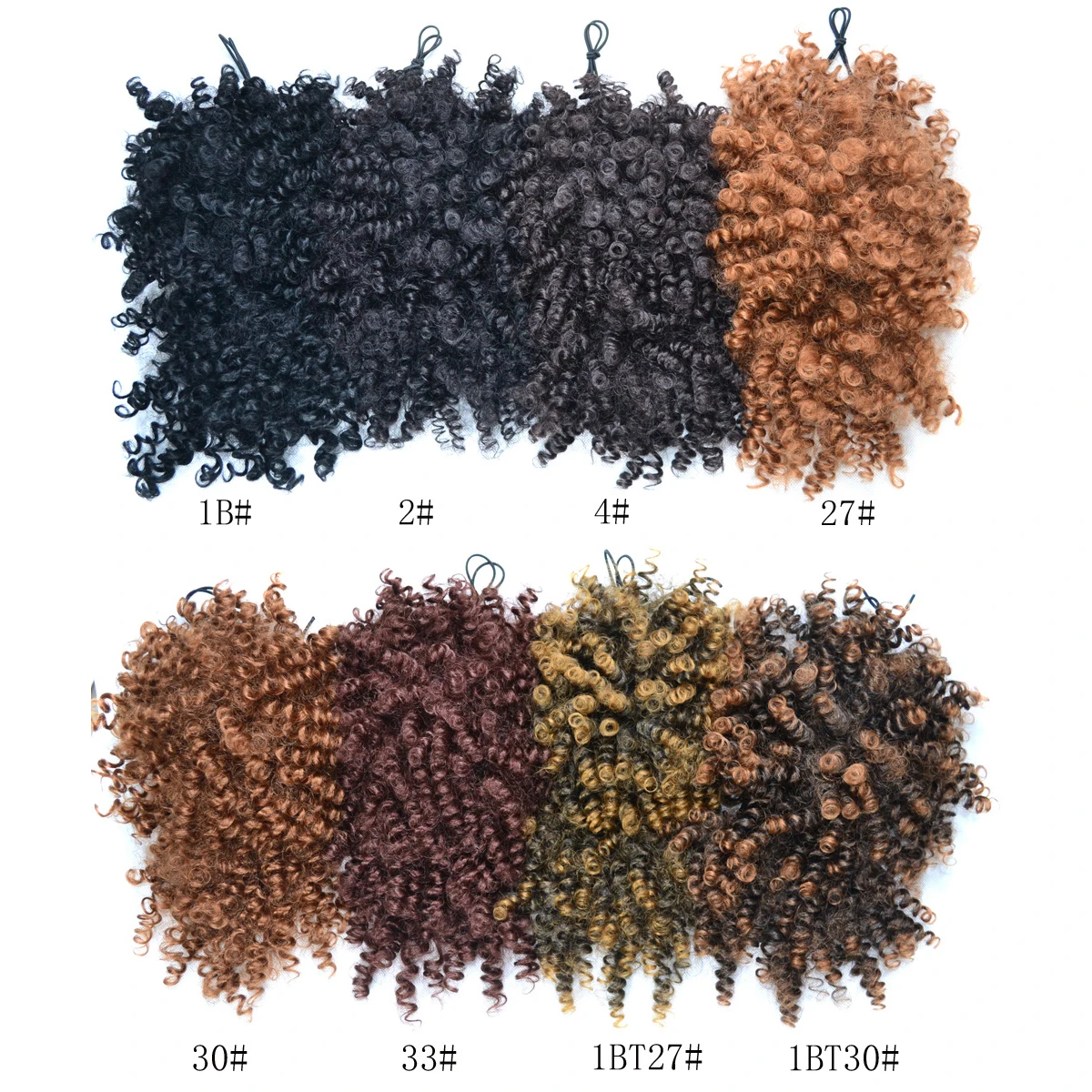 Afro Kinky Curly Puff Pferdesc – Drawstring Afro Curly Puff Ponytail Bewertung und Preis