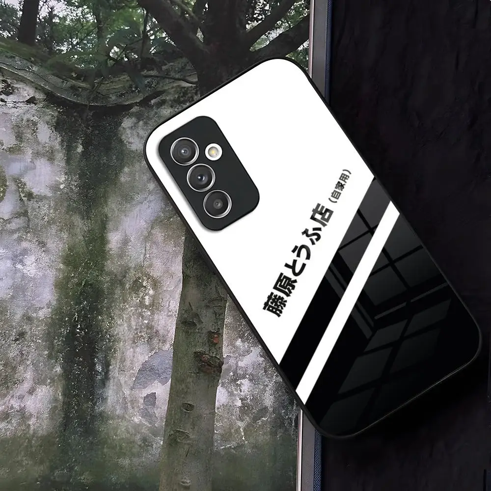 Anime Initial D AE86 Phone Case Glass for Samsung Galaxy S24 S25 S22 S20 S23 S21 Ultra Fe Plus A16 A34 A54 A24 A52 A53 Coque