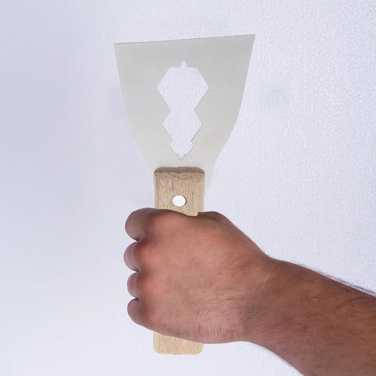 

Stainless Steel Multi-Functional Scraper for Removing Paint Wallpaper Glue Residue on Walls Floors Ovens Stoves and Drywall