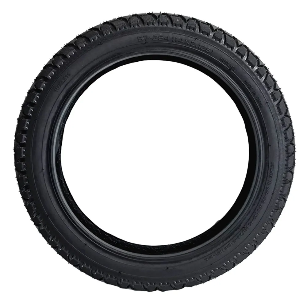 14 Inch Electric Scooter Tyre 14x2.125(57-254) Tubeless Tire For Electric Bike Replace Wearproof Tubeless Tyre E Scooter Parts