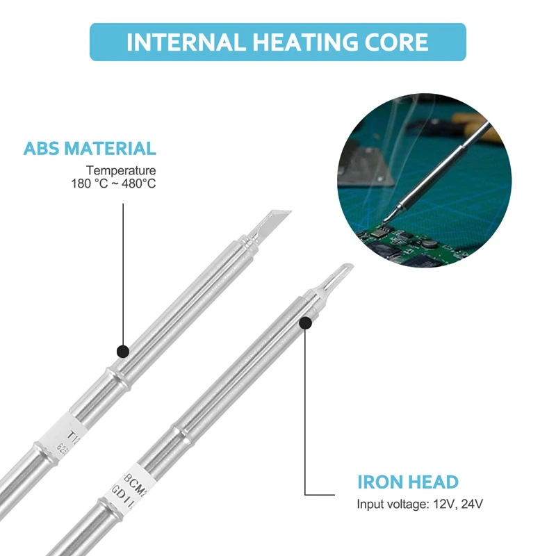 YWDZ-T12 Soldering Iron Tips Special Set T12-BCM2 ILS KU C1 JL02 For Cellphone Mobilephone & Computer Repairing