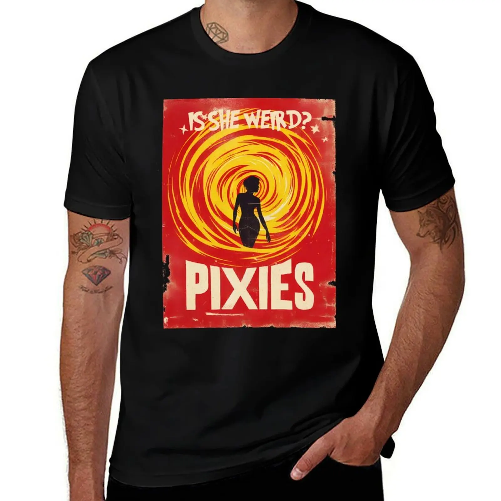 

shirt man t cotton cotton percent for shirt 100 for T-Shirt plain t man Is shirts t man Weird Pixies - She