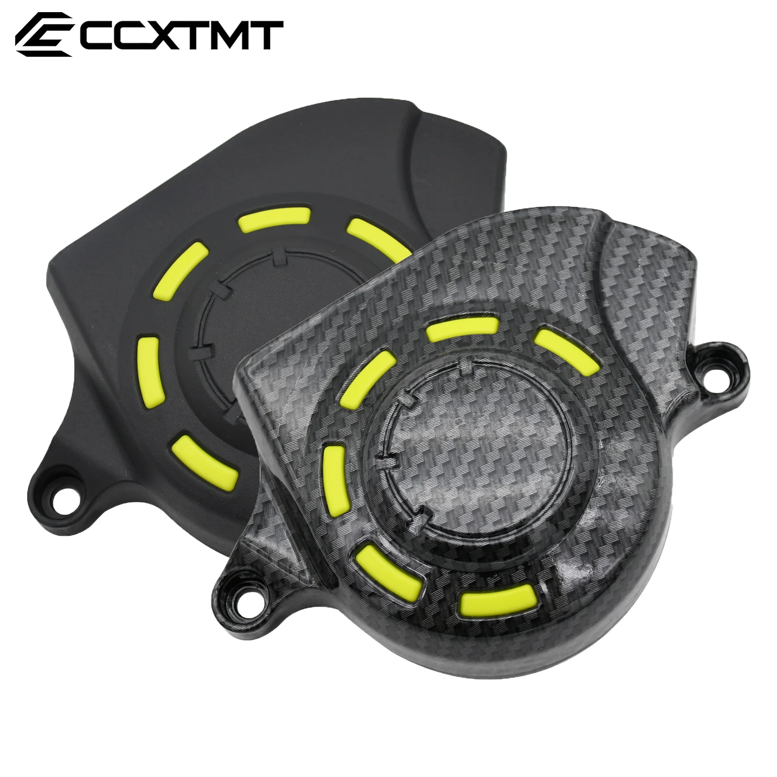 Electric Motorcycle Engine Case Saver Cover Carbon Fiber Motor Pulley Guard For Sur Ron Sur-Ron Surron Light Bee X & Light Bee S