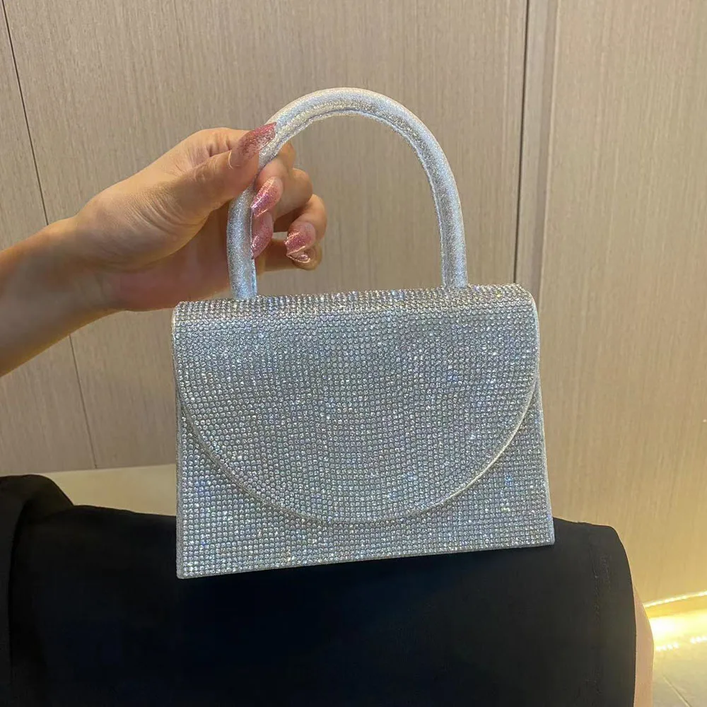 

Luxury Handbags For Women Designer Crossbody Bag Rhinestone Diamonds Evening Clutch Bag Shining Diamond Bag Party Purse 2024