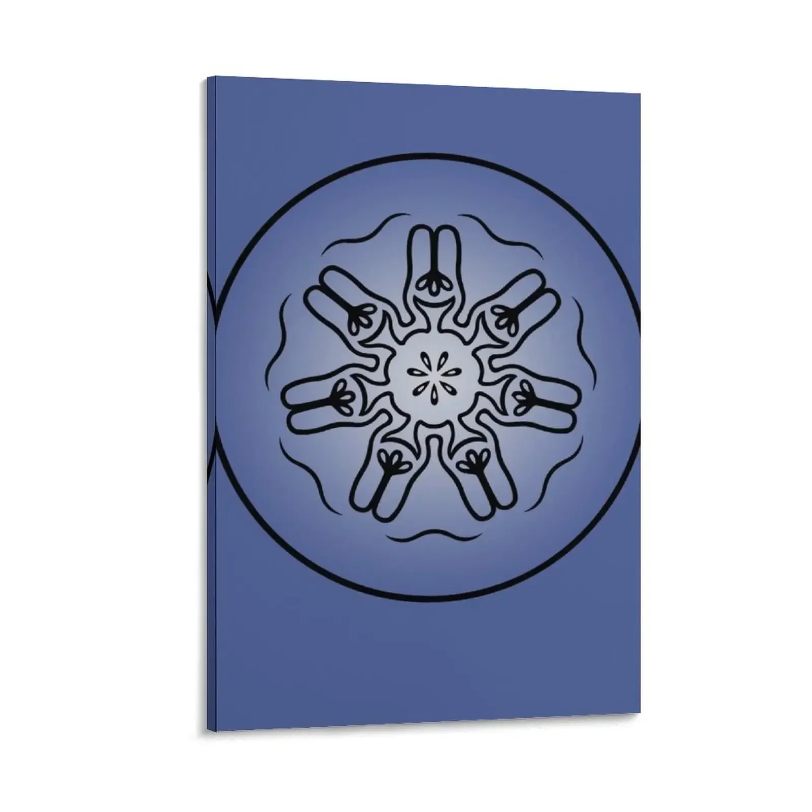 

Moon Seal - Anthroposophic Planetary Seals XXL Canvas Painting anime decoration art mural poster aesthetic