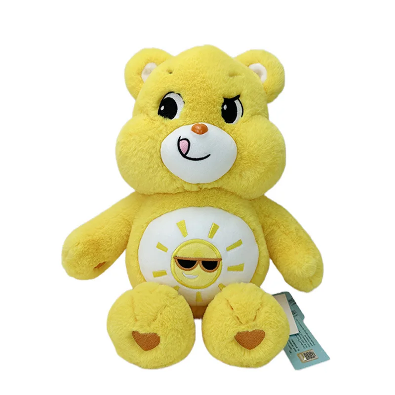 

Care Bears Funshine Bear Plush Toy Cute Yellow Plushie Stuffed Animal Room Decoration Toys Kids Birthday Gifts