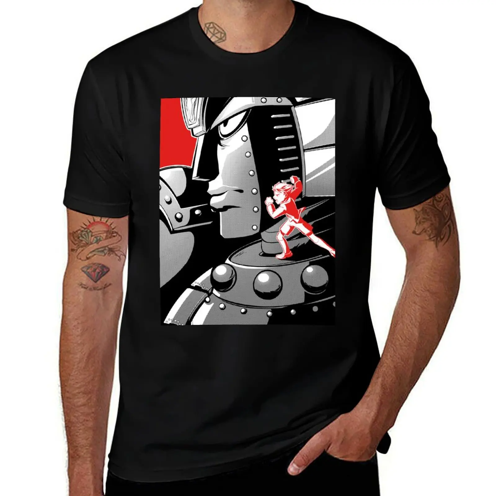 

Giant Robo & Daisaku T-Shirt kawaii clothes Funny t-shirt customizeds mens designer clothes