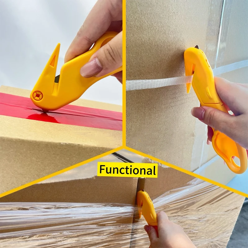 Household portable case opener, paper cutter, packaging tape cutter, multi-functional tool letter opener