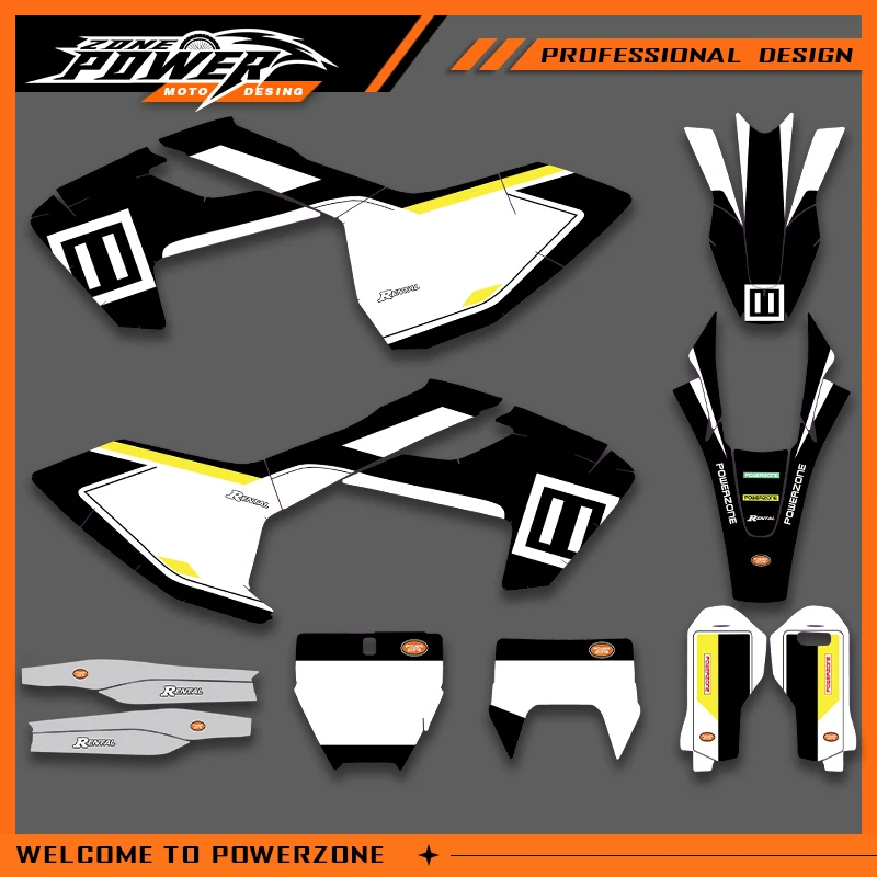 

Наборы графических наклеек POWERZONE для Husqvarna 2016 2017 2018 TC FC TX FX FS 2017 2018 2019 TE FE по индивидуальному заказу 01