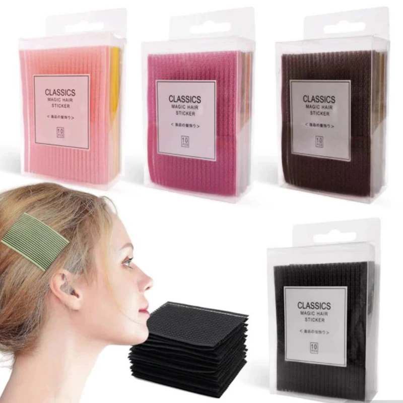 مثبت هامش الشعر الأمامي ، وسادة ملصق المكياج ، الانجراف مشبك الباستيل ، هامش الشريط السحري ، هدايا الفتيات ، رقعة الموضة ، 10 صيحات الموضة