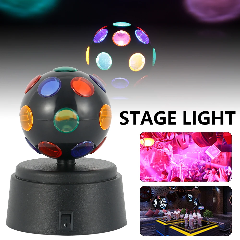 

Stage Spotlight Effect Beam Light Stage Light Disco Ball Magic Effect Lamp USB Crystal Flash LED Colorful Practical Spotlight