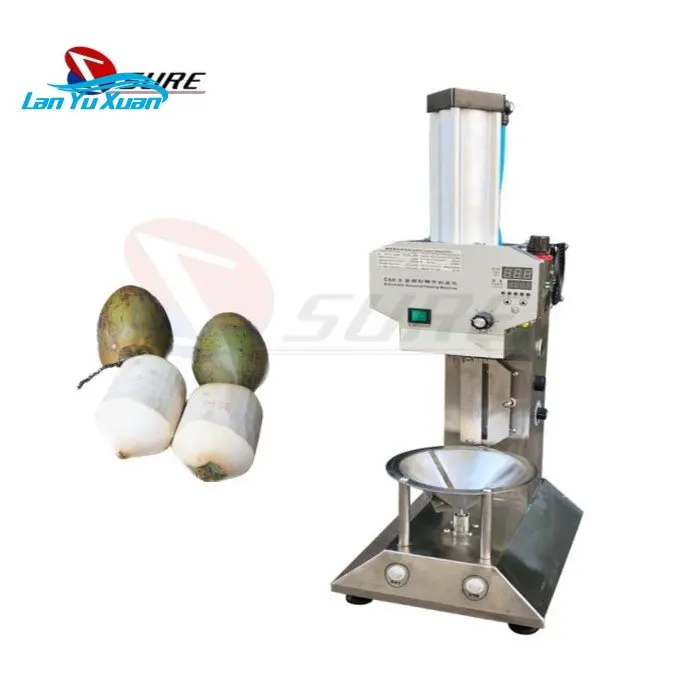 Diamond Shape Green Coconut Peeling Machine Coconut Trimmer Peeling Machine for Coconut Processing