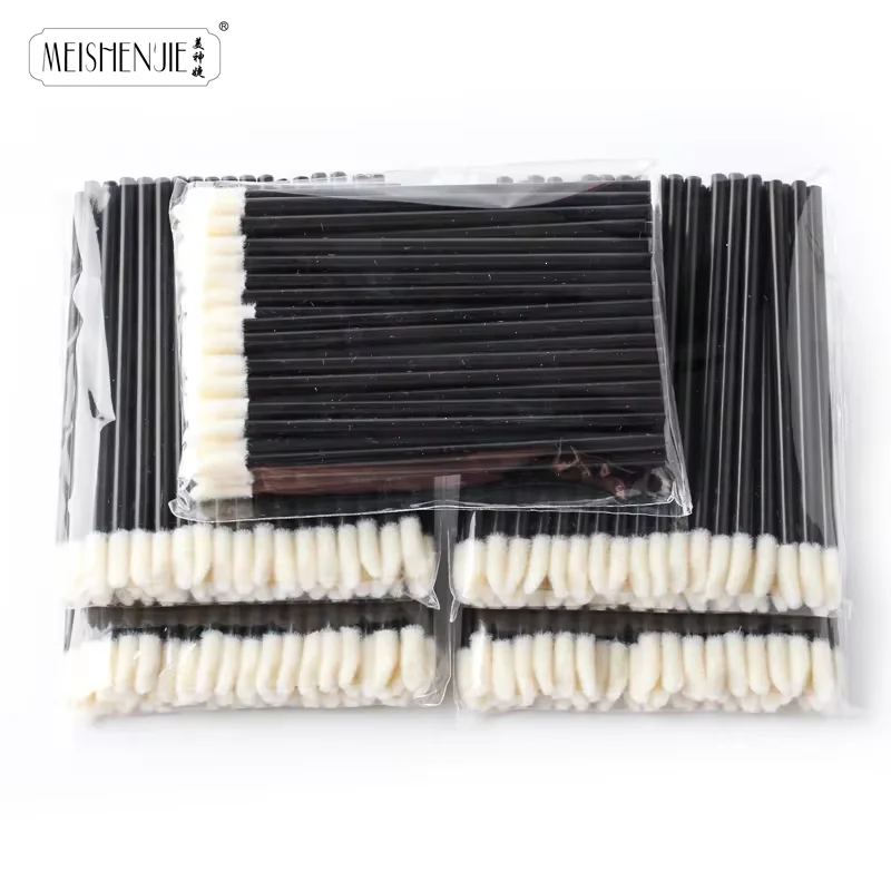MEISHENJIE 50/500/1000 Pcs Make Up Lip Gloss Brush Lipstick Gloss Wands Applicator Lip Brushes Portable Cosmetic Beauty Tools