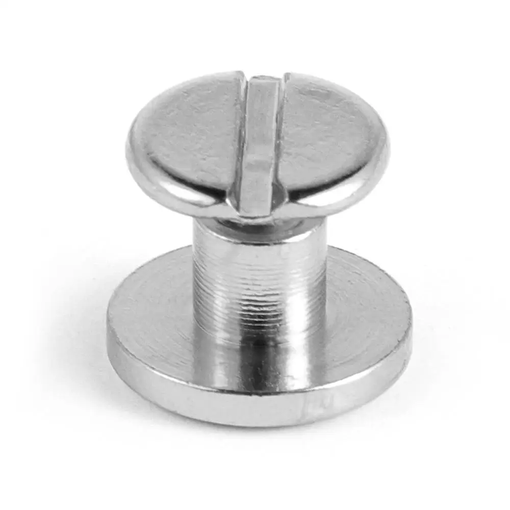 10sets screw DIY Hats Scrapbooking decoration nail Leather Craft Cloth Button Nail Rivets screw Brass