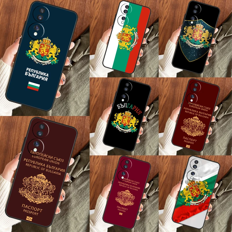 Bulgaria Flag Passport Funda For Huawei Honor 70 50 X7 X8 X9a Magic5 Pro P20 P30 P40 Lite P Smart 2021 Nova9 Case