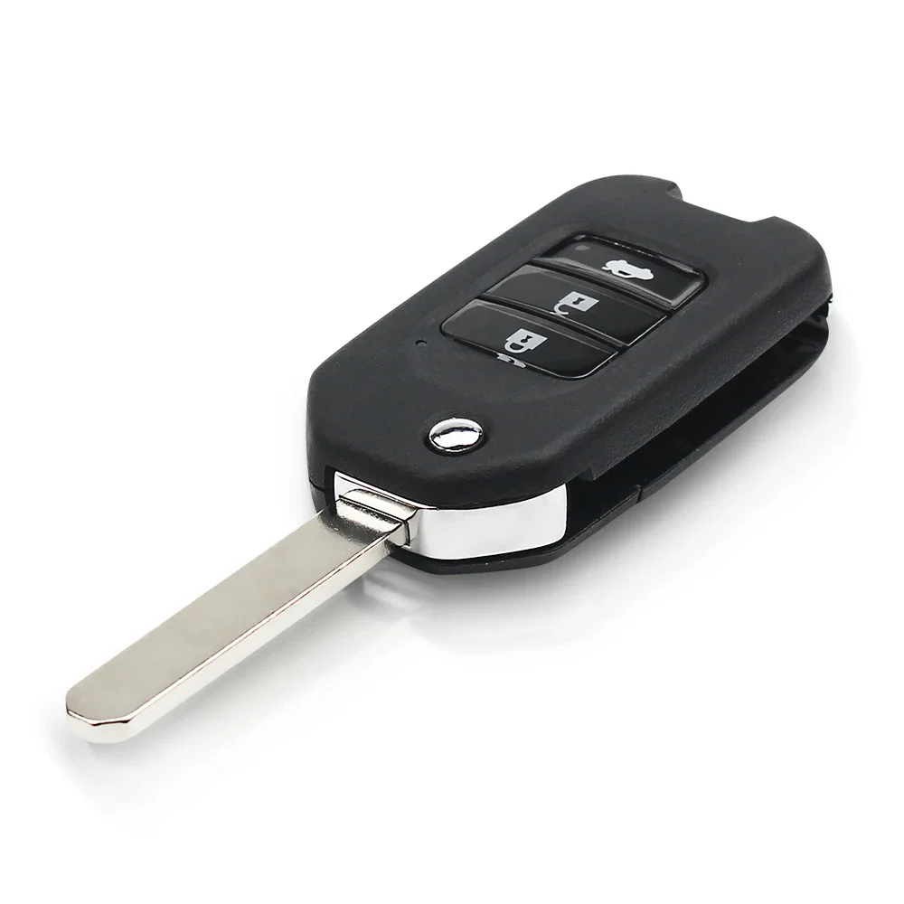 KEYYOU-funda plegable con tapa para llave remota, para Honda FIT HRV XRV VEZEL CITY CIVIC JAZZ