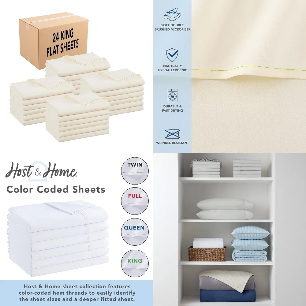 

Organic Cotton Core 4 Piece Sheet Set 100 GOTSCertified 1 Fitted, 1 Flat Sheet, 2 Pillowcases Machine Washable, Deep Pockets Be