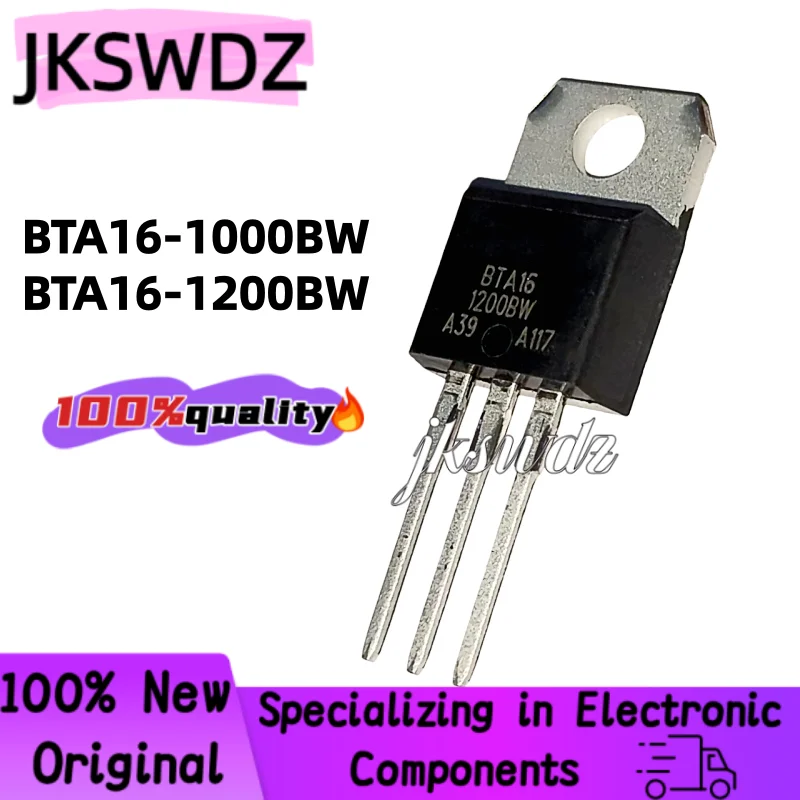 

10pcs 100% new BTA16-1200BW BTA16-1000BW 16A/1200V/1000V para módulo de potencia