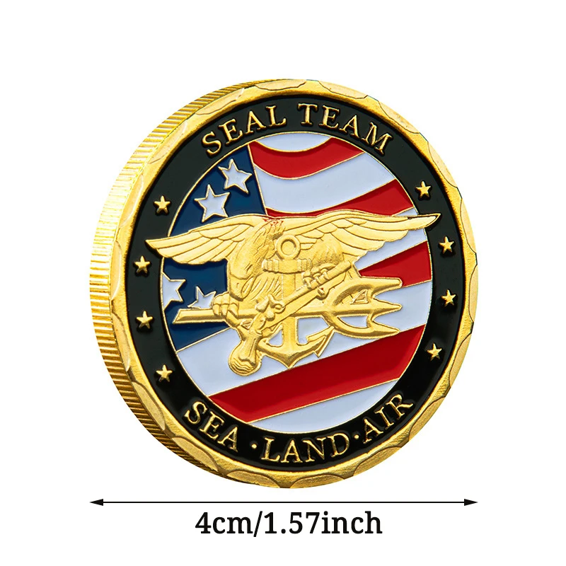 Commemorative Coins Collected By The Marine Corps of The American Eagle Sea Army, One of The Five Major US Military Powers