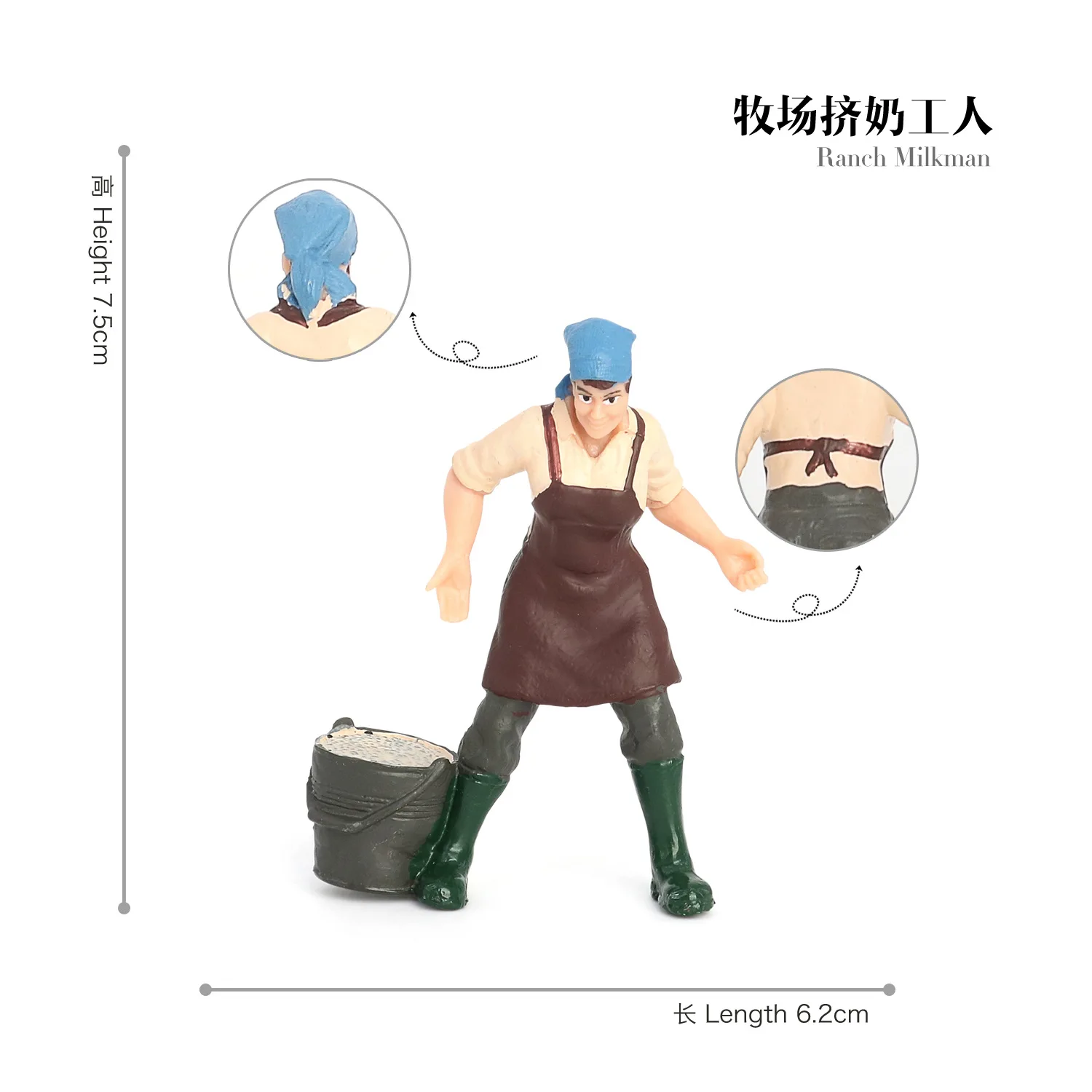 محاكاة مزرعة المزرعة دمية مزارع المزارع توكان نماذج للحيوانات مجموعة لعبة هدية للأطفال #3