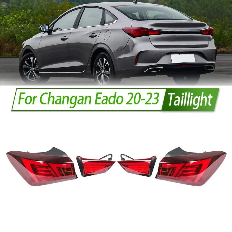 For Changan Eado 20-23 Car Taillight Assembly OEM Style Rear Lamp with Turn Signal Reverse Light Direct Fit Replacement