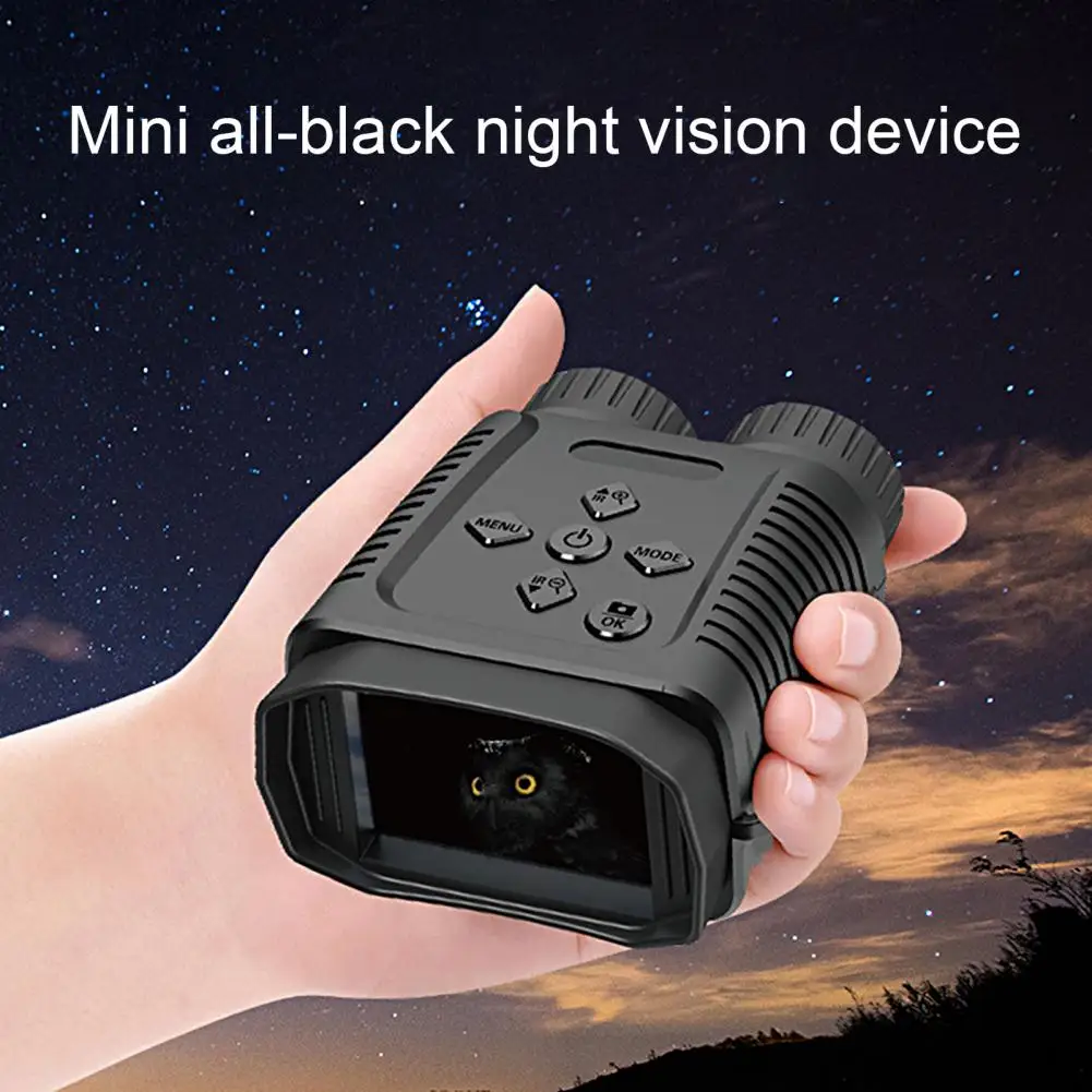 Binocular Night Vision Device HD-compatible 1080P Sensor 10x Magnification 300m Range Support TF Card Photography Handheld