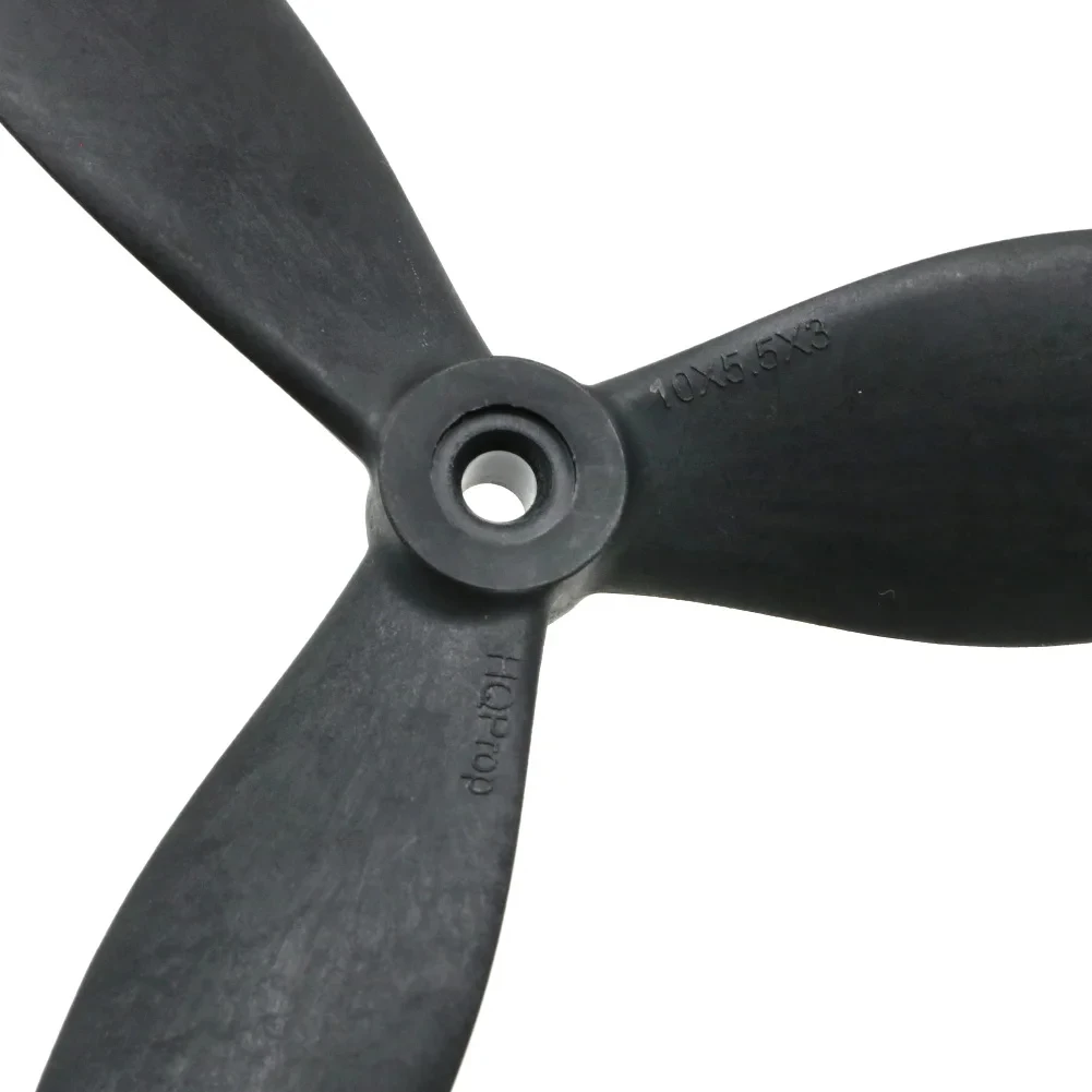 2 Paar HQProp 9X4X3 9X4,5X3 10X4,5X3 11X7,5X3 12X7,5X3 13X12X3 13X9X3 3-Blatt-Propeller aus schwarzem, kohlenstoffverstärktem Nylon für FPV – Detail 11