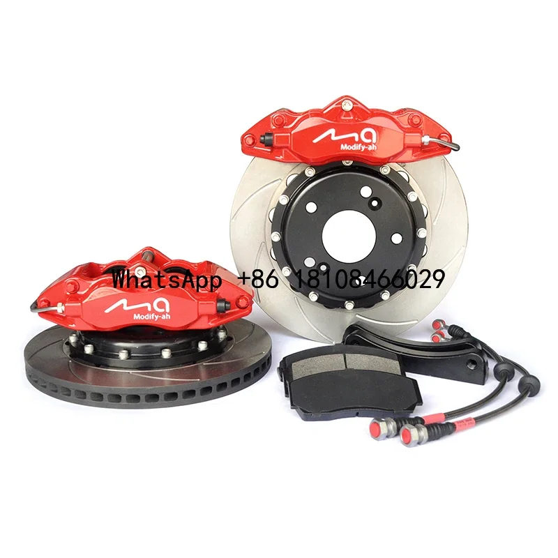 

EDDYSTAR Modified front 4 piston caliper brake 17 inch car rim tuning brake systems with 330*28mm disc for