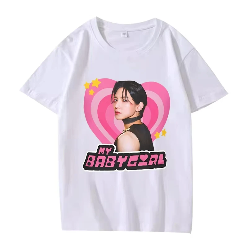 Ateez Yeosang Spin Off Shirt Y2k Babygirl T Shirt Men Women Oversized 100% Cotton Hot Sale Short Sleeve Summer Top Unisex Tops