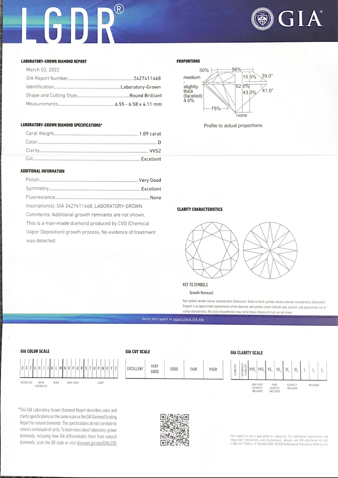 Meisidian 1.09ct excelente corte d vvs2 cvd laboratório cultivado gia diamante