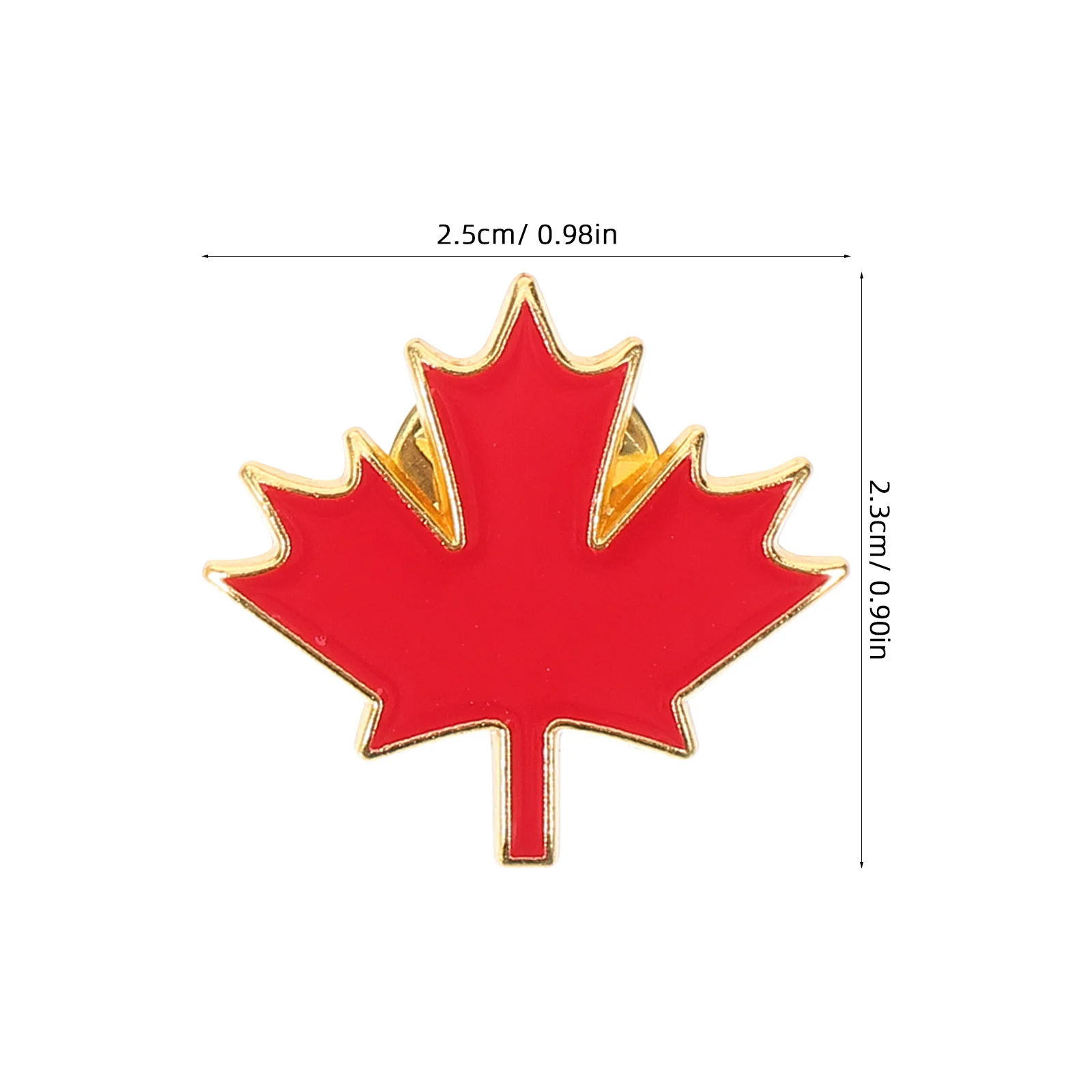 Metal Maple Leaf Brooch Clothes Pin Women Lapel Backpack Jewelry Brooches Decorative Scarf Bags Clothing