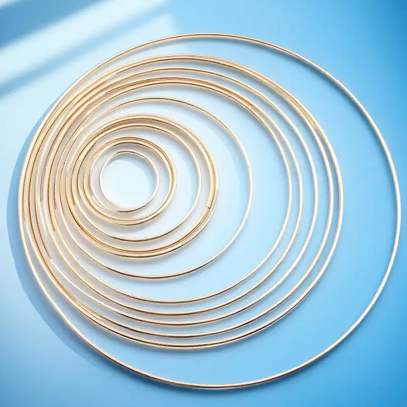 

10pcs Dreamcatcher Accessories Diy Metal Ring Iron Hoop For Handmade Crafts Plant Hangers Sturdy Ring 50Mm