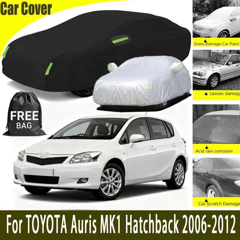 

Всепогодный чехол для автомобиля TOYOTA Auris MK1 Hatchback 2006-2012: водонепроницаемый, с защитой от солнца, УФ-излучения, дождя и снега