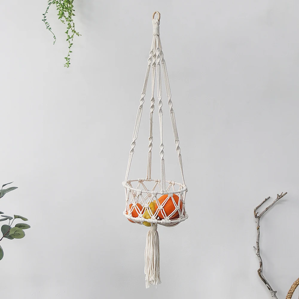 Macrame Hanging Planter Flower Pot Basket Garden Pots Planters Balcony Decorations Plant Suspension Indoor Outdoor Home Decor