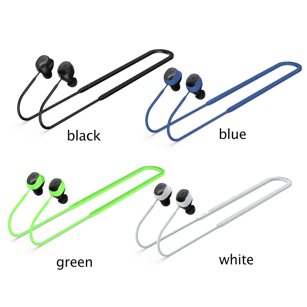Soft Anti Lost Silicone Earphone Rope Holder Cable for Sennheiser Momentum True Wireless 3 Bluetooth Headphone Earbuds Strap Nec