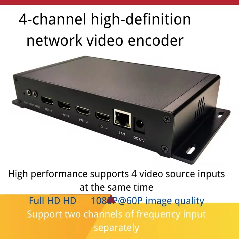 OTV-CY3  4 channels hdmi-compatible encoder, h.265 h.264 live streamer, 2 channels 4K 2160P IPTV