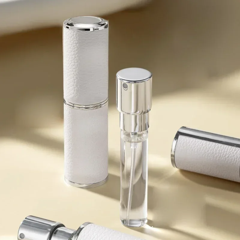 8ml Leather Perfume Atomizer Portable Liquid Cosmetics Containers Traveling Mini Perfume Refillable Bottles Empty Spray Bottle