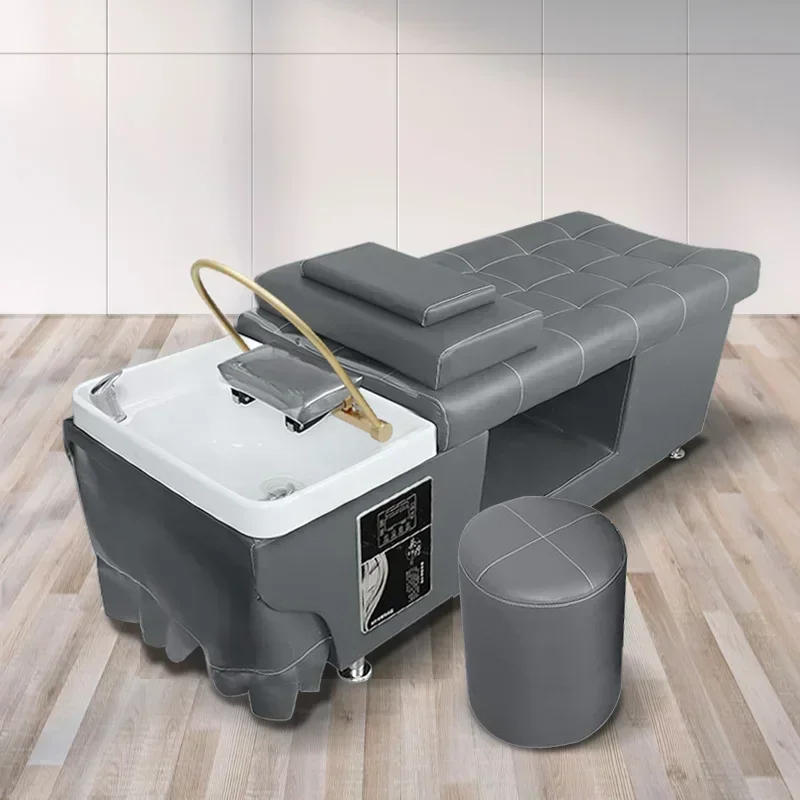 마사지 스타일리스트 샴푸 의자 미용실 패션 타이 스파 싱크 헤어 워시 의자 럭셔리 미용실 가구 MQ50SC