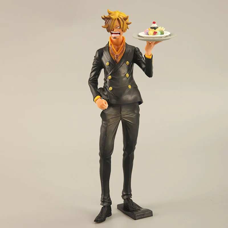 Bandai One Piece hand do аниме поднос, черная ступня Sanji, фигурка героя, игрушечные украшения