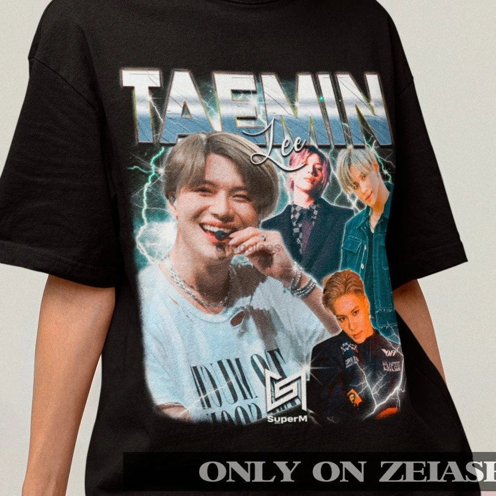 SuperM Taemin Retro 90s Bootleg T-shirt - SuperM Kpop Tee - Kpop Gift for her or him - Kpop Shirt - Kpop SuperM Tee