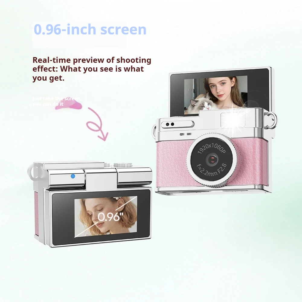 

S150 PRO Mini Digital Camera 180° Flip Screen 1080P HD Video Camera With Film Filter Pocket Camera For Selfie Vlog Record