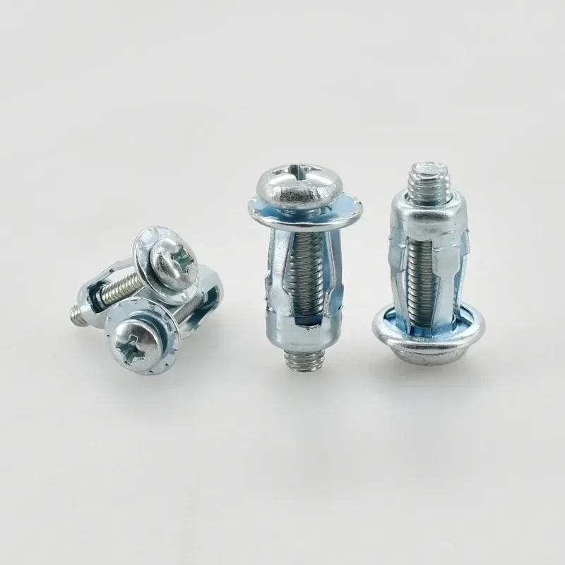 

50Pcs Petal Shape Rivet Nut Screw Bolt Kit Expansion Metal Rivetnut Panel License Plate Clamp Lock Jack Nuts M4 M5 M6 M8