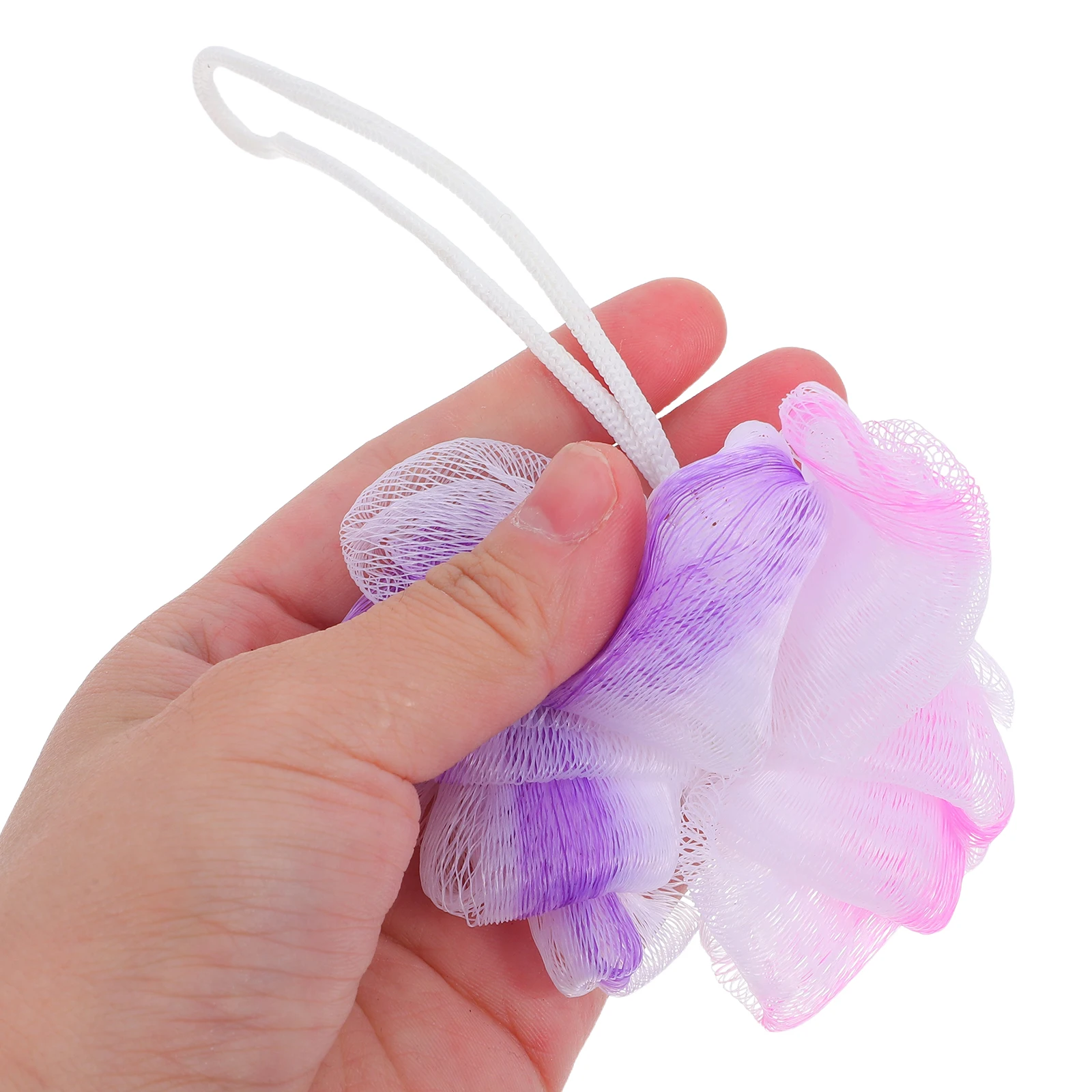 

10pcs Colorful Bath Mesh Sponge Shower Body Cleaning Soft Nylon Random Colors Puff Bathing Set Foam Lather