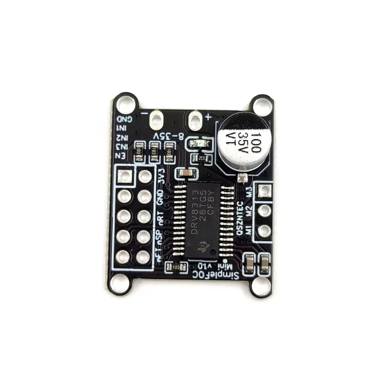 Simple FOC MINI FOC BLDC Motor Controller Board Servo DC Brushless Motor Driver Board SVPWM Control Algorithm DRV8313 module