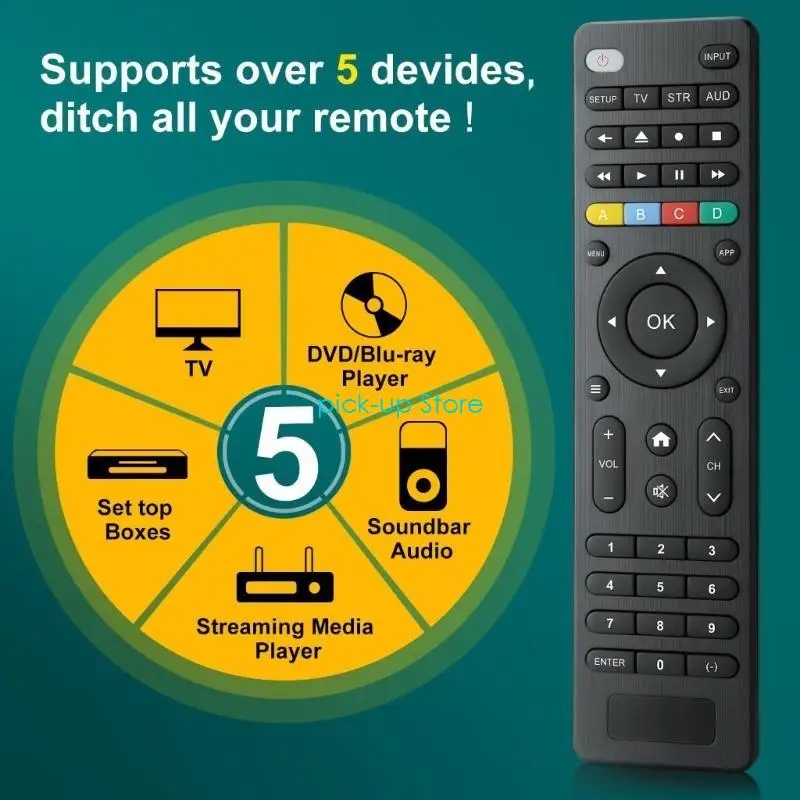 Q5WA Fernbedienung Ersatz für G009 Television LCD LED -Controller Schnellzugriffsbutton Remote Home Entertainment